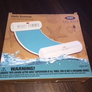 Rae Dunn Kids Hello Summer Hammock Float Factory Sealed NIB
